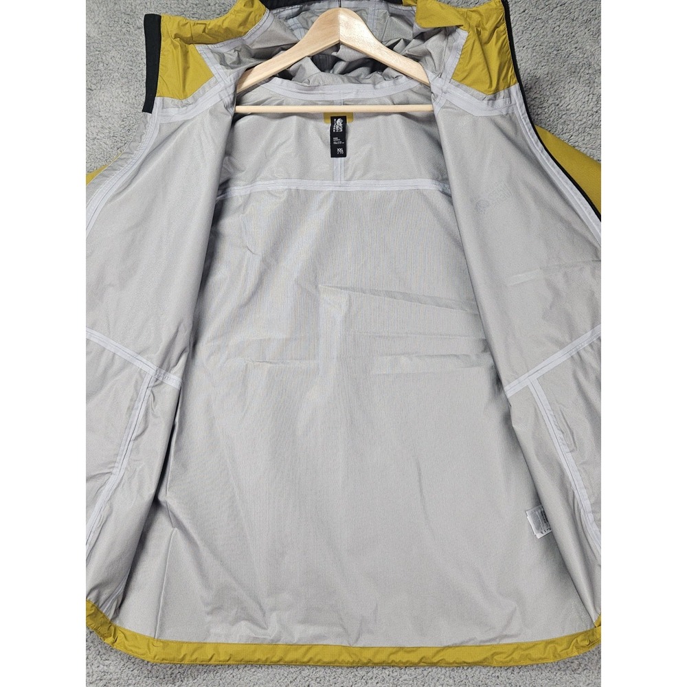Mountain Hardwear Threshold Rain Jacket Men's XXL Desert Yellow Dry Q Core NWT - Picture 6 of 15